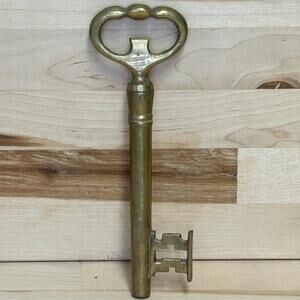 Antique Brass Key 6”